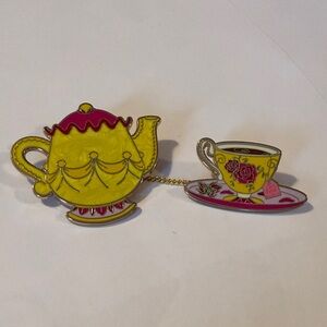 Disney Princess Belle Tea Party 2 Pin Set